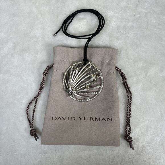 David Yurman 2021 Angelika Holiday Collectible Ornament Star Pendant w/Bag Chrty - Picture 1 of 8